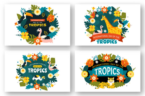 9 Day of the Tropics Illustration
