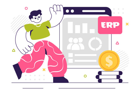 10 ERP Software System Illustration