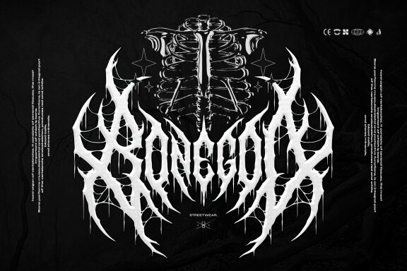 Night Corvian | Black Metal Font