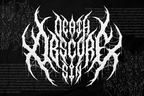 Night Corvian | Black Metal Font