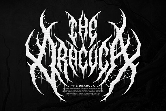 Night Corvian | Black Metal Font