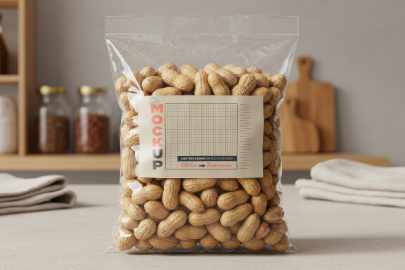 Nuts Seeds Packaging Label Mockups