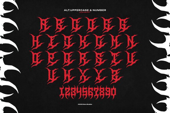 Nethers Echo | Death Metal Font