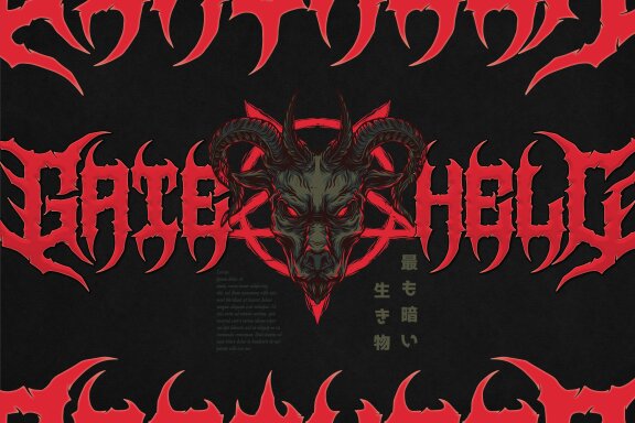 Nethers Echo | Death Metal Font
