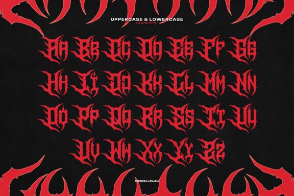Nethers Echo | Death Metal Font
