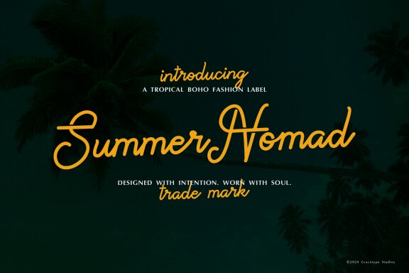 Paradise Gallaiso | Monoline Script Typeface