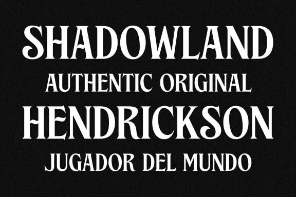 Brillante Siempre – Fancy Serif