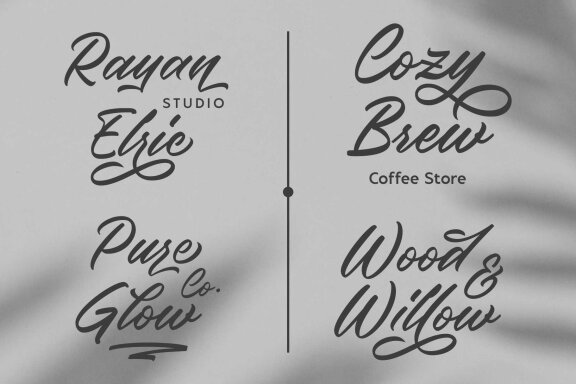 Rainylock – Handwritten Script