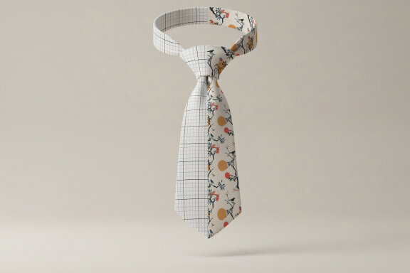 Floating Tie Mockups
