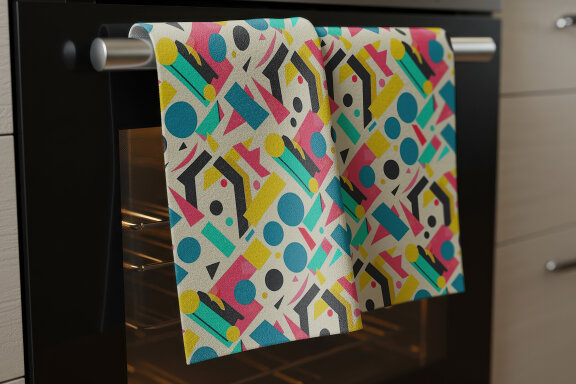 Kitchen Towel Dishcloth Mockups