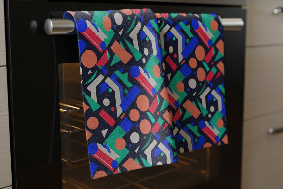 Kitchen Towel Dishcloth Mockups