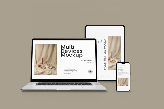 Minimalist Multi-Devices Mockup