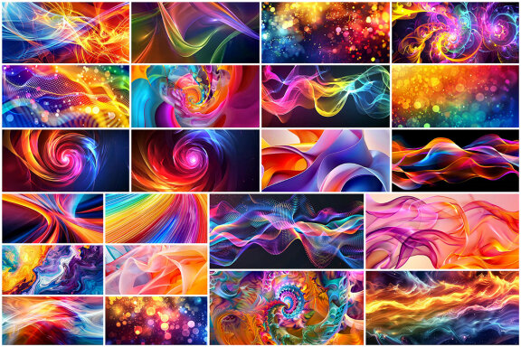 180 Color Background Animations Video Scenes