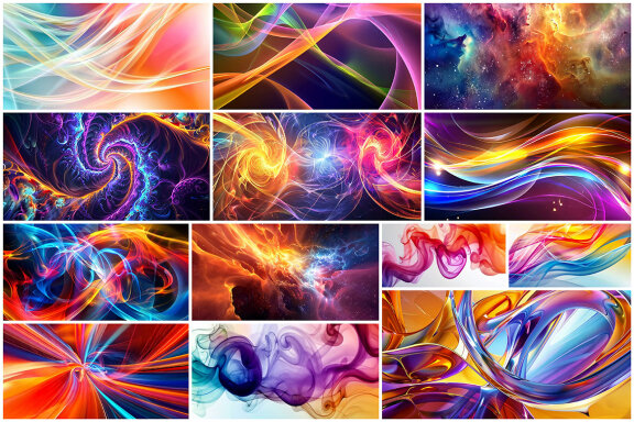 180 Color Background Animations Video Scenes