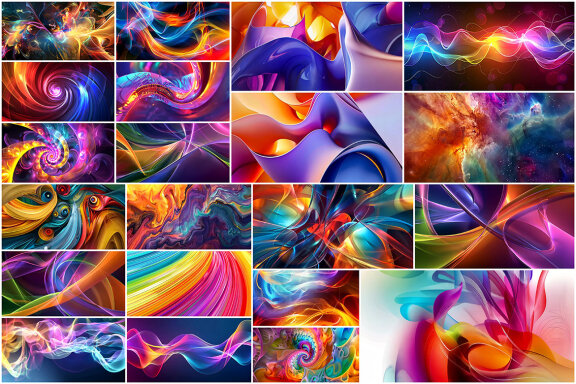 180 Color Background Animations Video Scenes