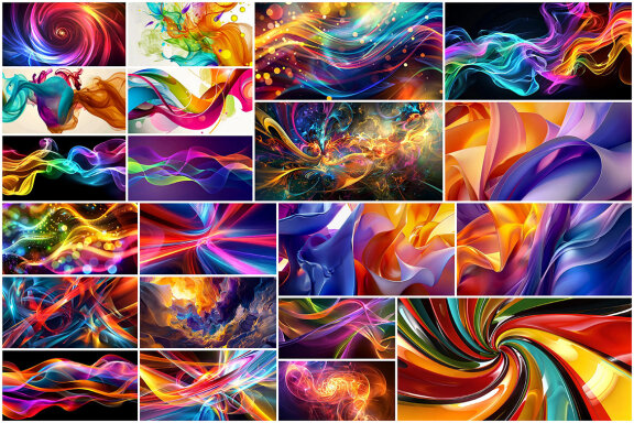 180 Color Background Animations Video Scenes