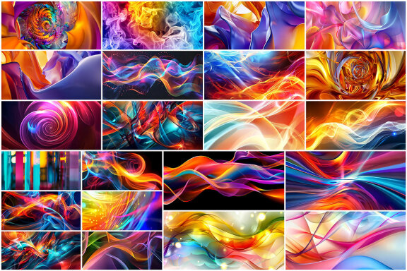 180 Color Background Animations Video Scenes