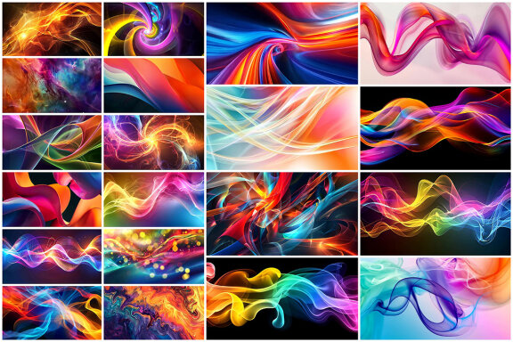 180 Color Background Animations Video Scenes