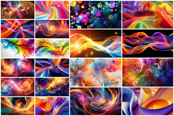 180 Color Background Animations Video Scenes
