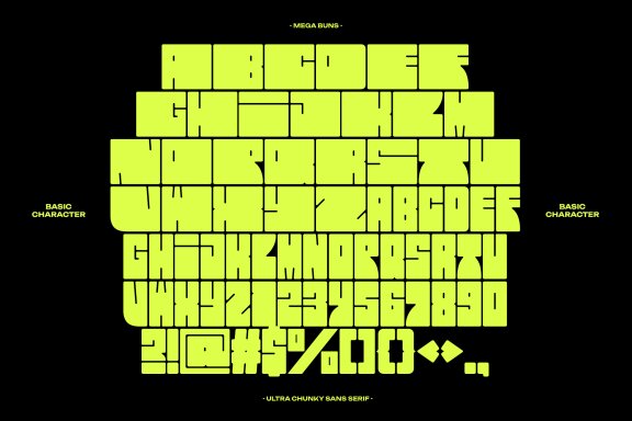 Mega Buns | Ultra Chunky Sans