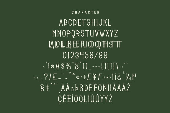 Waqfuio Decorative Display Font