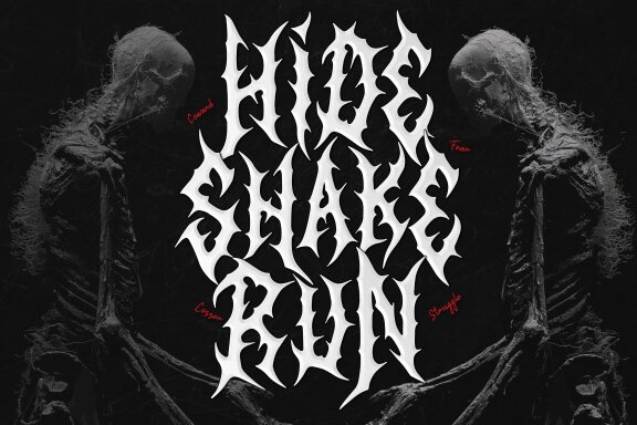 BlekMary | Black Metal Font