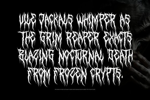 Deathcore | Black Metal Font