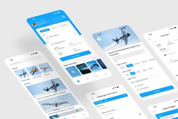 Flenty - Flight Booking App UI Kit