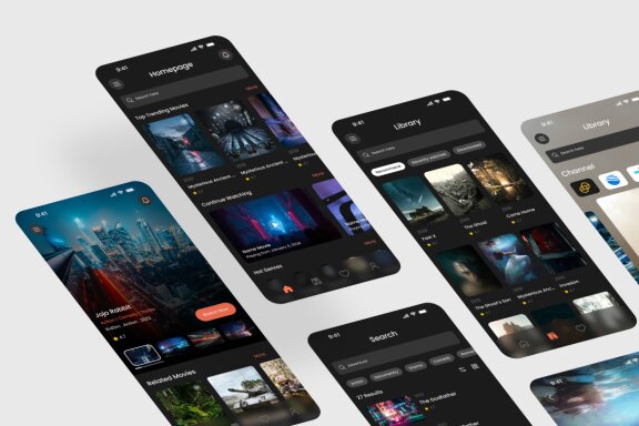 HiFilm - Movie Streaming App UI Kit