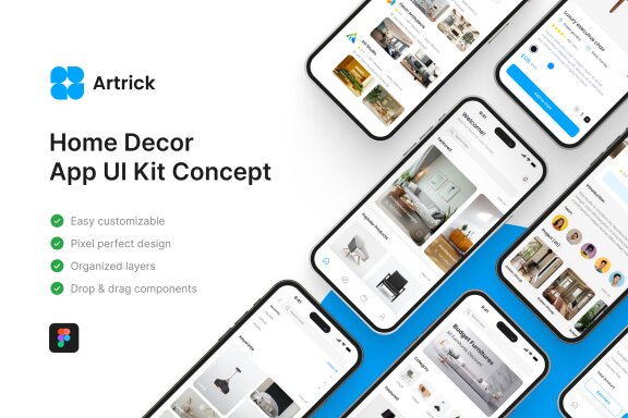 Artrick - Home Decor App UI Kit