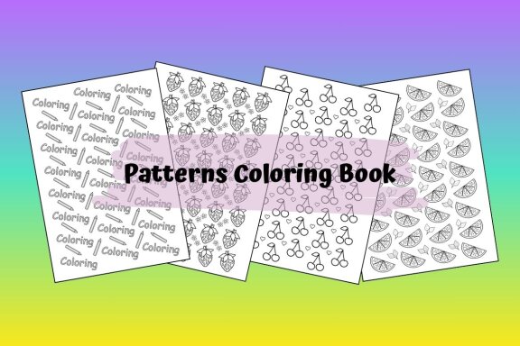 20 Pages Patterns Coloring Book
