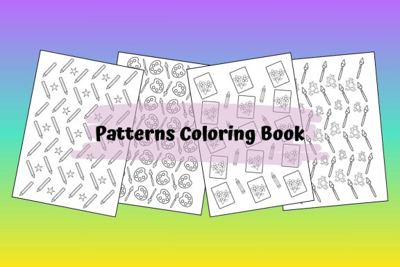 20 Pages Patterns Coloring Book