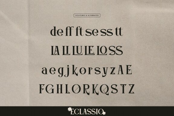 Eclassio | Display Serif Font