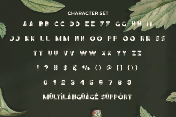 Green Highlight Font