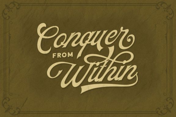The Padlock - A Vintage Script