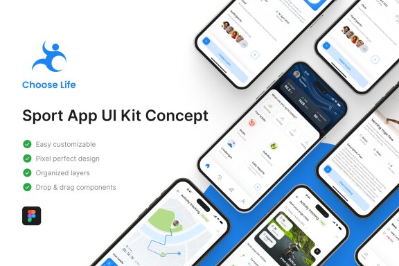 Choose Life - Sport App UI Kit