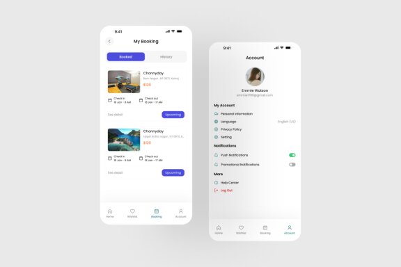 My Home - Hotel Rental App UI Kit