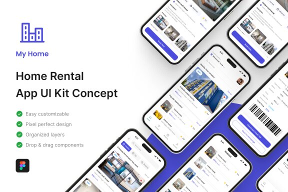 My Home - Hotel Rental App UI Kit