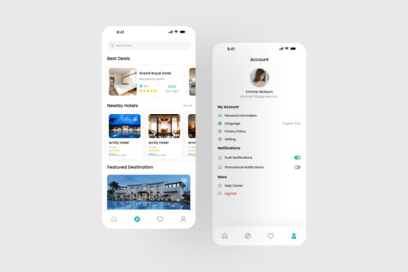 Bizen - Booking Hotel App UI Kit