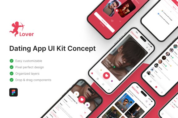 Lover - Dating App App UI Kit