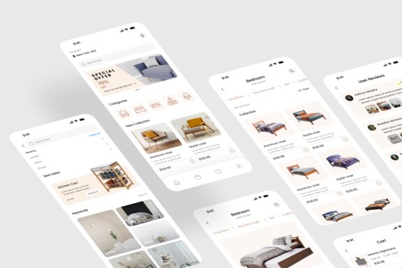 Furty - Home Decor App UI Kit