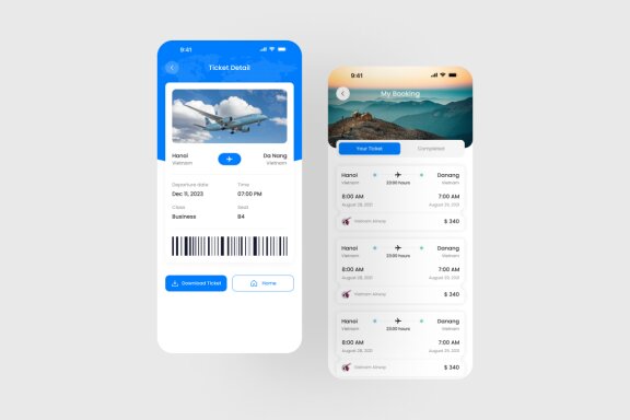Lotus - Flight Booking App UI Kit
