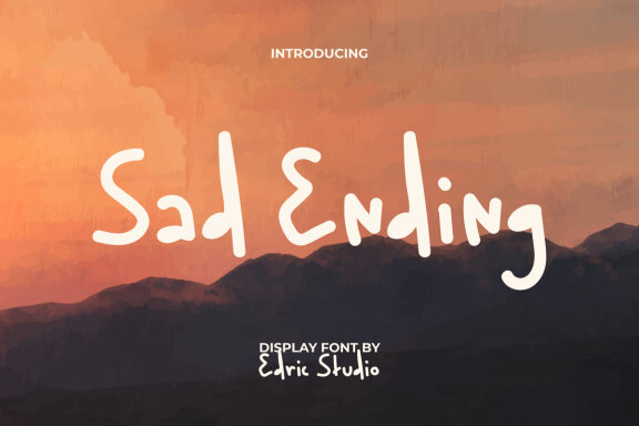 Sad Ending Font 