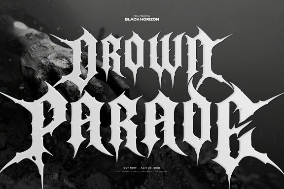 Horizon Rover | Black Metal Font