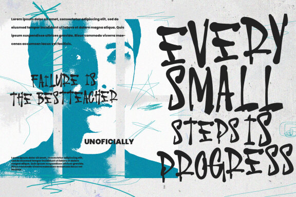 Cajun Wegen All Caps Handmade Font