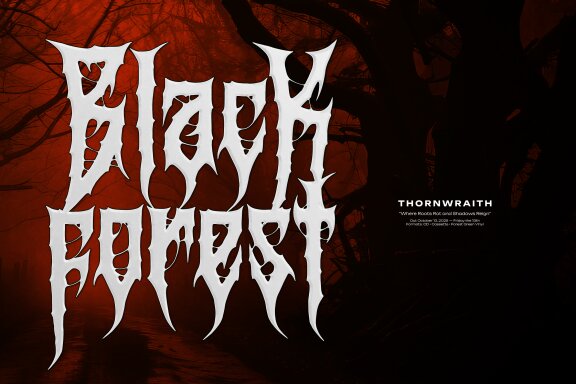 Critica | Black Metal Font