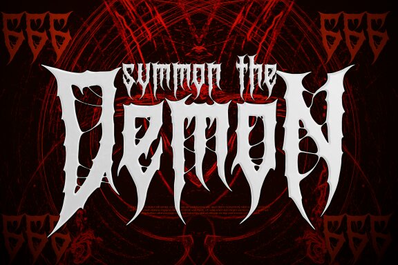 Critica | Black Metal Font