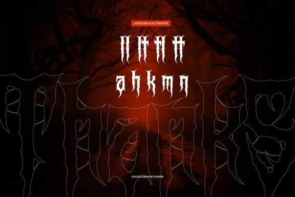 Critica | Black Metal Font