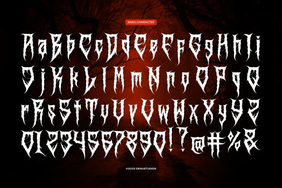 Critica | Black Metal Font