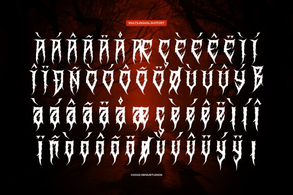 Critica | Black Metal Font